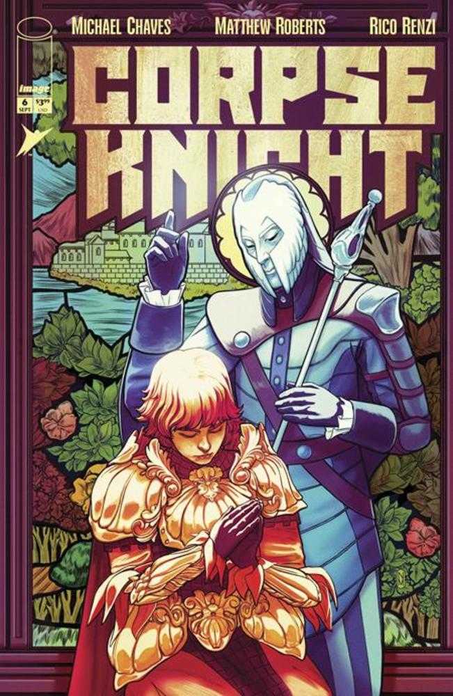 Corpse Knight #6 (Of 6) Cover D (1:25) Nimit Malavia Stained Glass Variant (Mature)