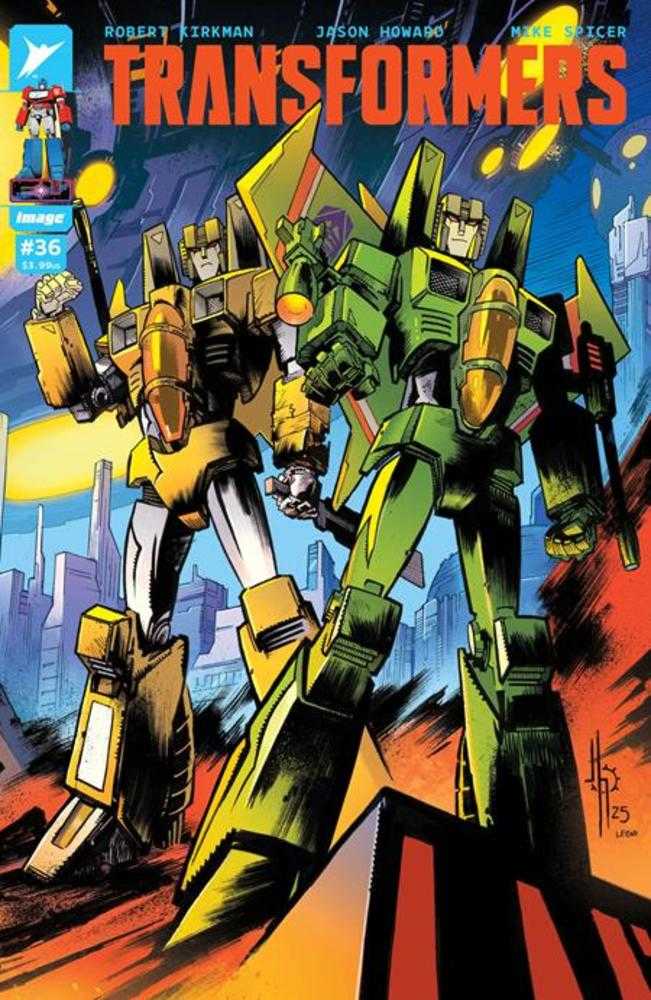 Transformers (2023) #36 Cover C Jason Howard & Annalisa Leoni Connecting Cover Variant