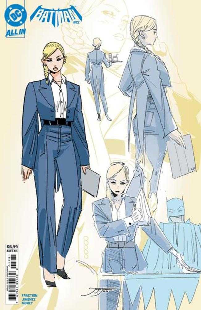 Batman (2025) #12 Cover G Jorge Jimenez Verity Pennyworth Design Card Stock Variant