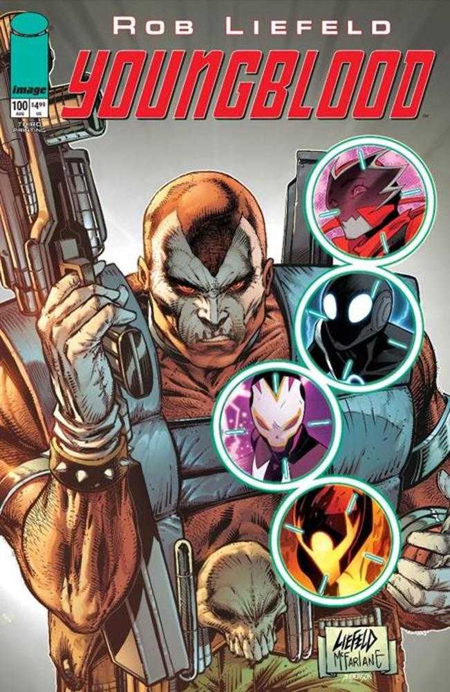 Youngblood #100 Variant (3rd Printing) Cover B Rob Liefeld Massive Verse Variant