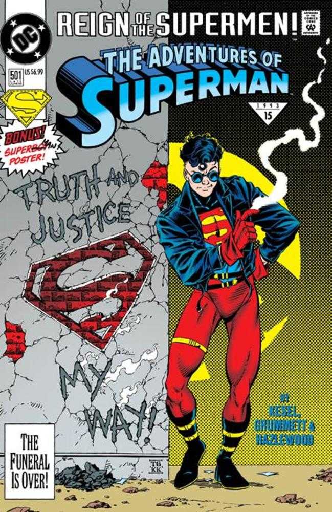 Adventures Of Superman (1987) #501 Facsimile Edition Cover C Tom Grummett Foil Variant