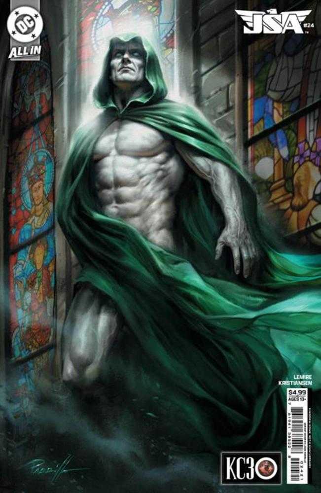 JSA (2025) #24 Cover C Lucio Parillo Kingdom Come 30 Th Anniversary Card Stock Variant