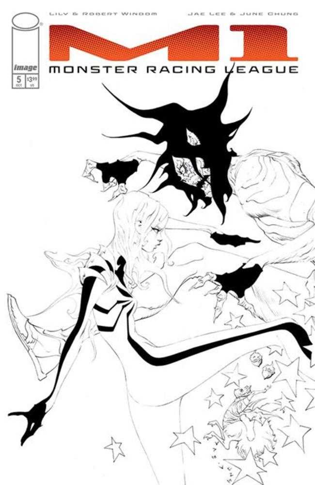 M1 Monster Racing League #5 Cover C (1:25) Jae Lee Inks Variant