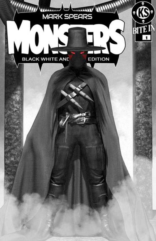 Mark Spears Monsters #1 Variant (7th Printing) Black White & Dead Edition Cover D Mark Spears Absolute Batman #1 Homage Variant