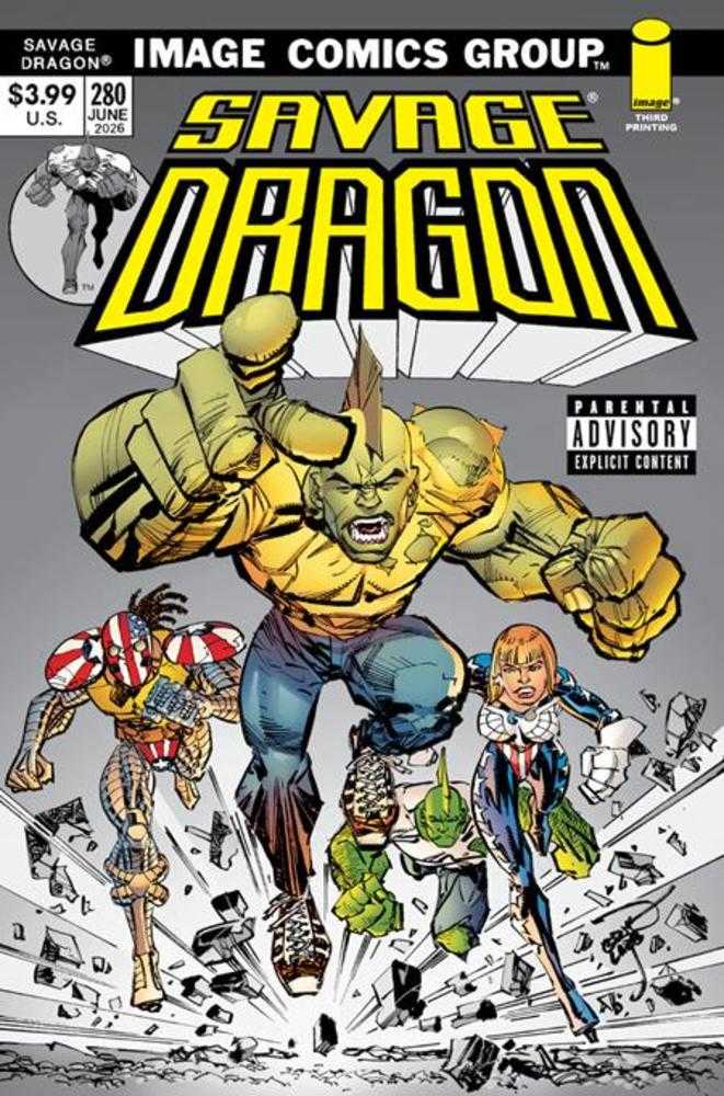 Savage Dragon #280 Variant (3rd Printing) (Mature)