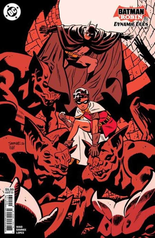 Batman & Robin Year One Dynamic Duos #1 (Of 12) Variant (2nd Print) Cover B Chris Samnee Card Stock Variant