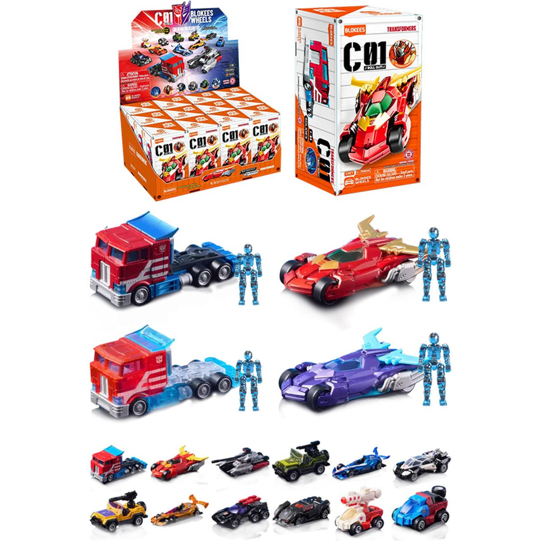 Transformers Blokees: Blokees Wheels (1:64 Model Kit) - C1 Roll Out Blind Box (1)