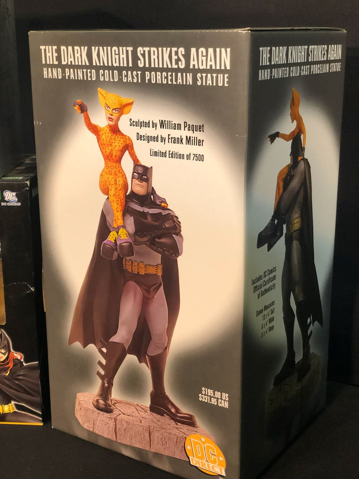 DC Direct The Dark Knight Strikes Again Batman & Catgirl Statue