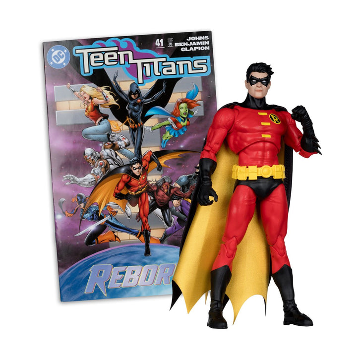 DC Direct: Page Punchers Wave 12 - Robin Teen Titans #41 (7-Inch Scale Action Figure) with Comic