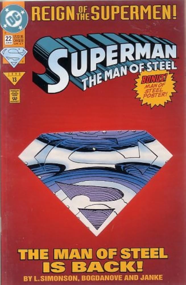 Superman The Man of Steel (1991) #22 [Reign of the Supermen] <C-BINS>