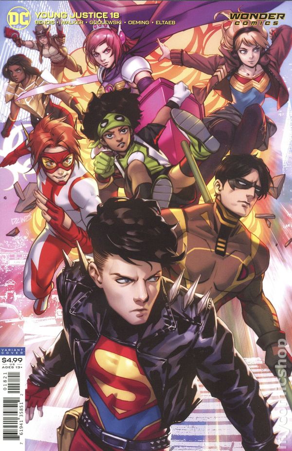 Young Justice (2019) #18 Cover B Card Stock Derrick Chew Variant Edition <BINS>