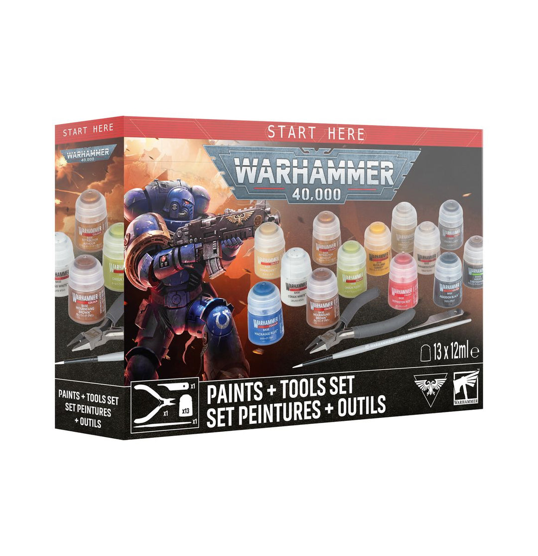 Warhammer 40k: Paint + Tools set (2026)