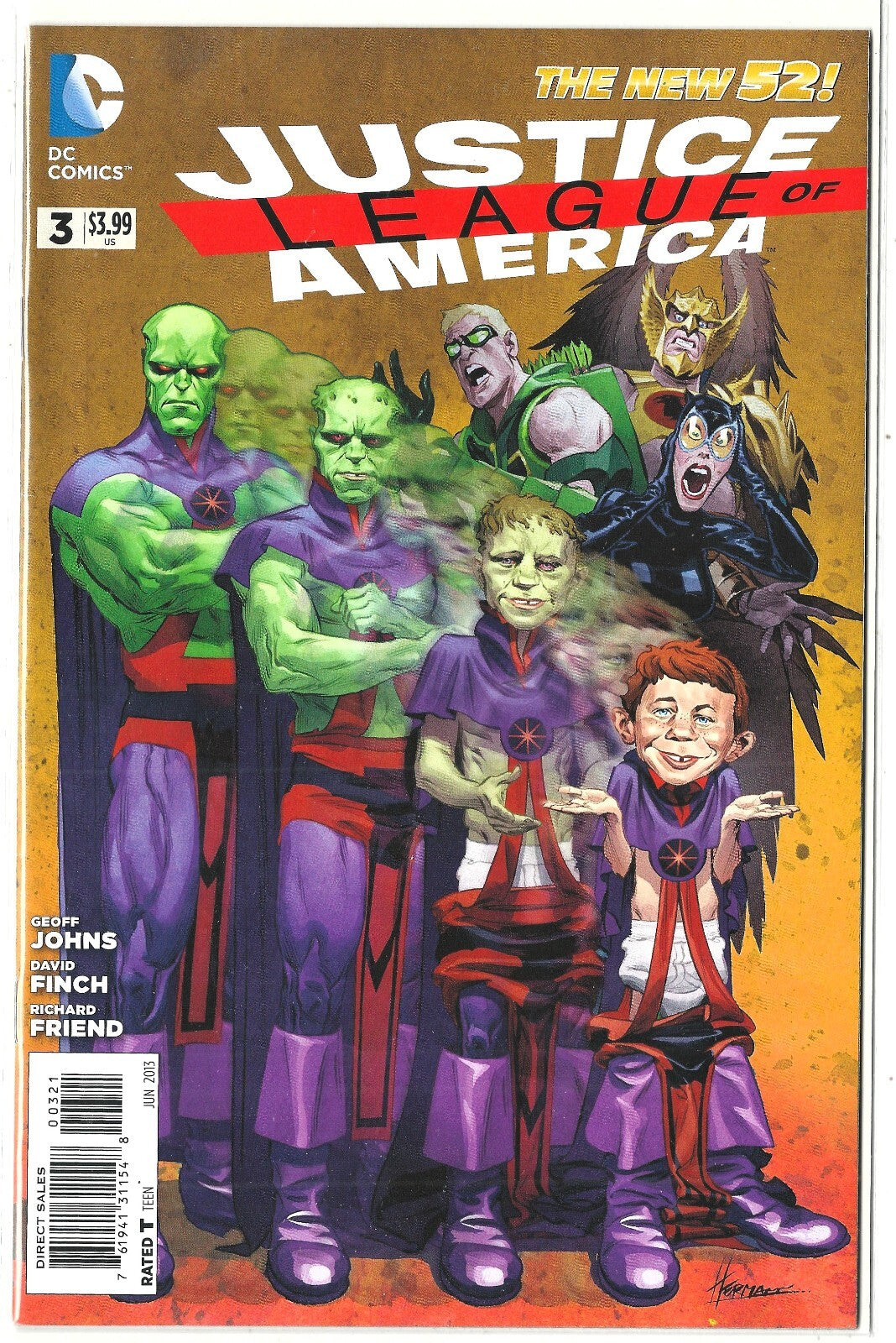 Justice League Of America (2013) #3 Mad Variant Edition <BINS>