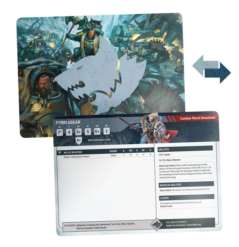 Warhammer 40k: Space Wolves - Datasheet Cards