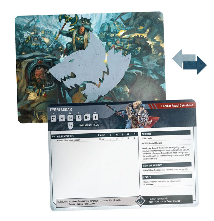 Warhammer 40k: Space Wolves - Datasheet Cards