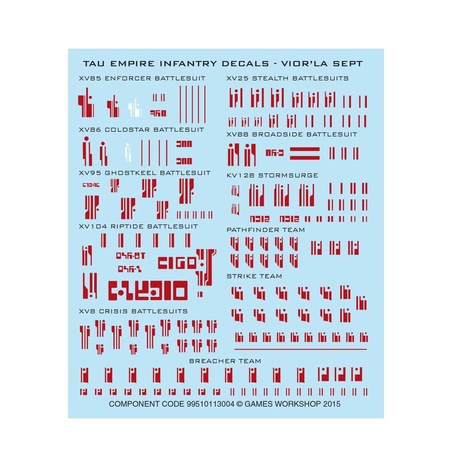 Warhammer 40k: Kill Team - XV26 Stealth Battlesuits