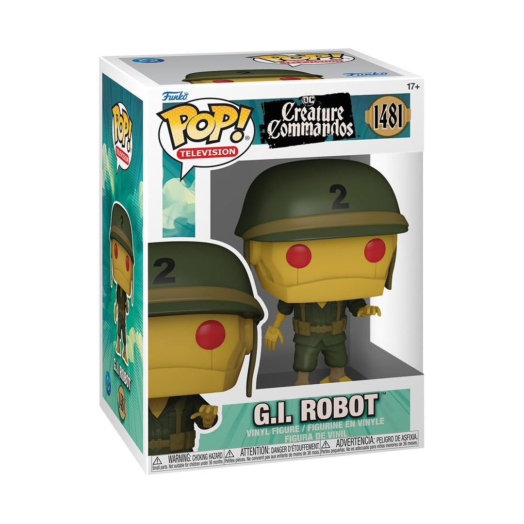 Pop TV Creature Commandos Gi Robot Figure