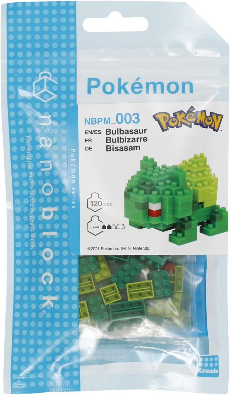 Nanoblock Pokemon Bulbasaur Block Set