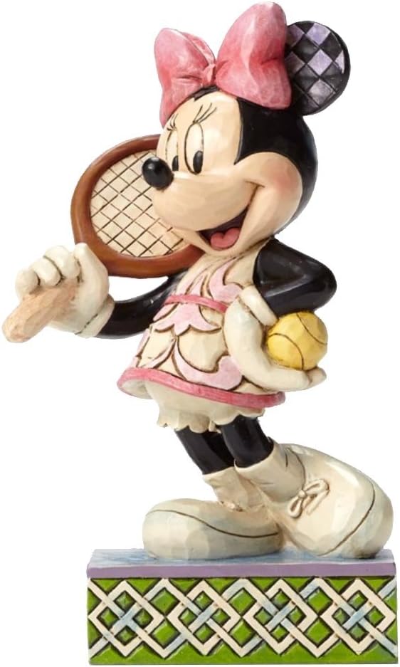 Tennis Anyone Minnie Mouse Racket Figurine