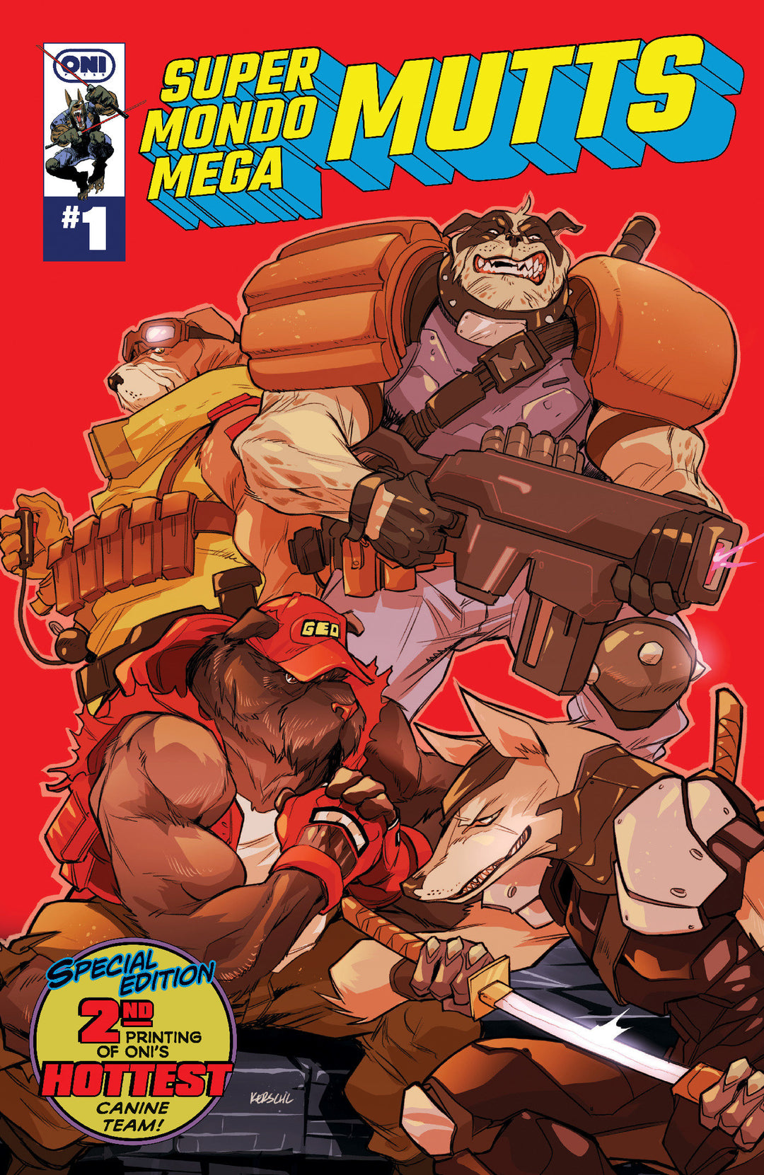 Super Mondo Mega Mutts #1 Variant (2nd Print)