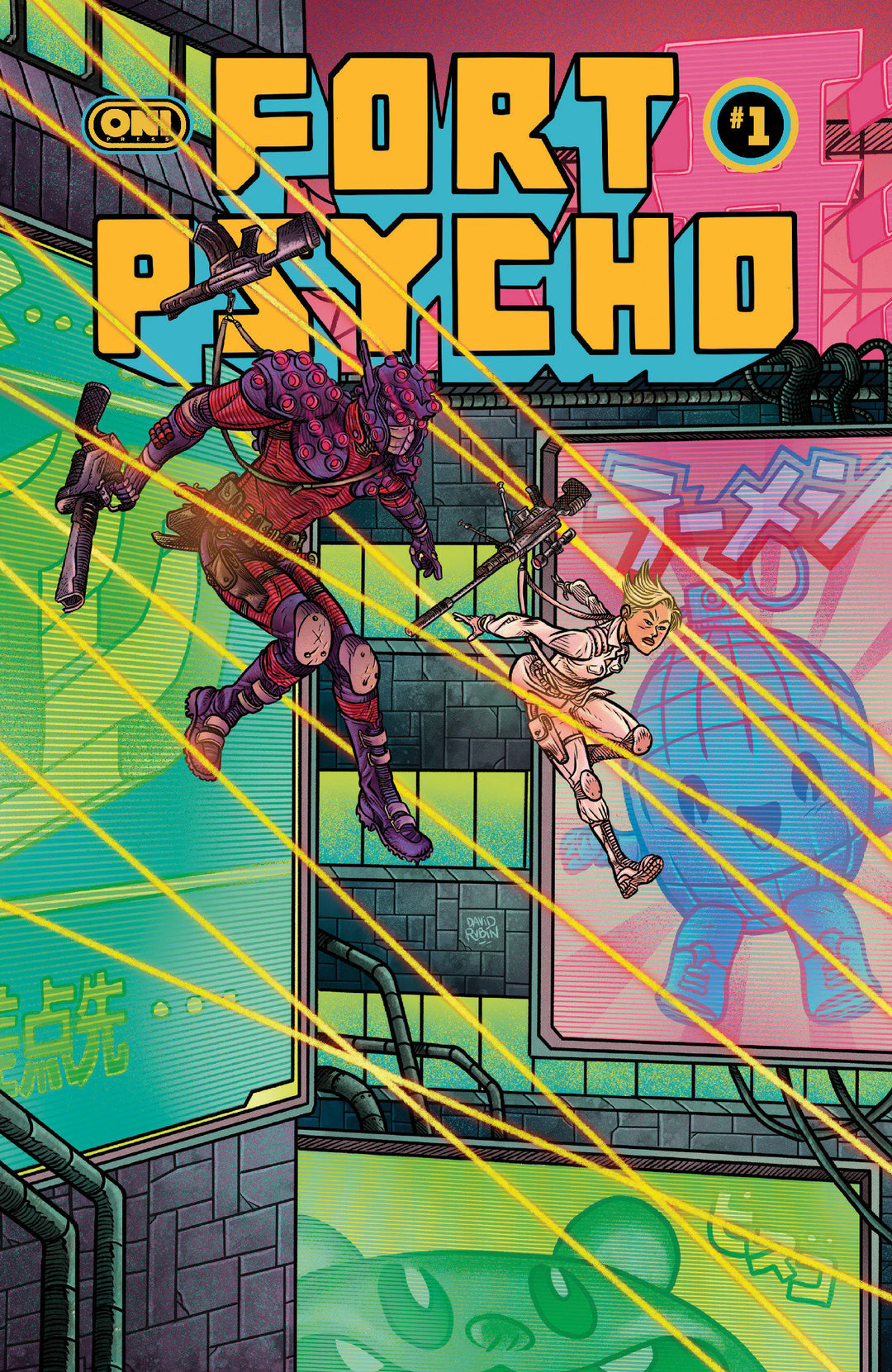 Fort Psycho #1 Cover G (1:10) David Rubin Variant