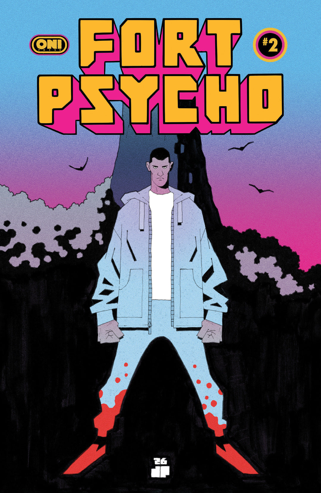 Fort Psycho #2 Cover D (1:10) Joe Palmer Variant
