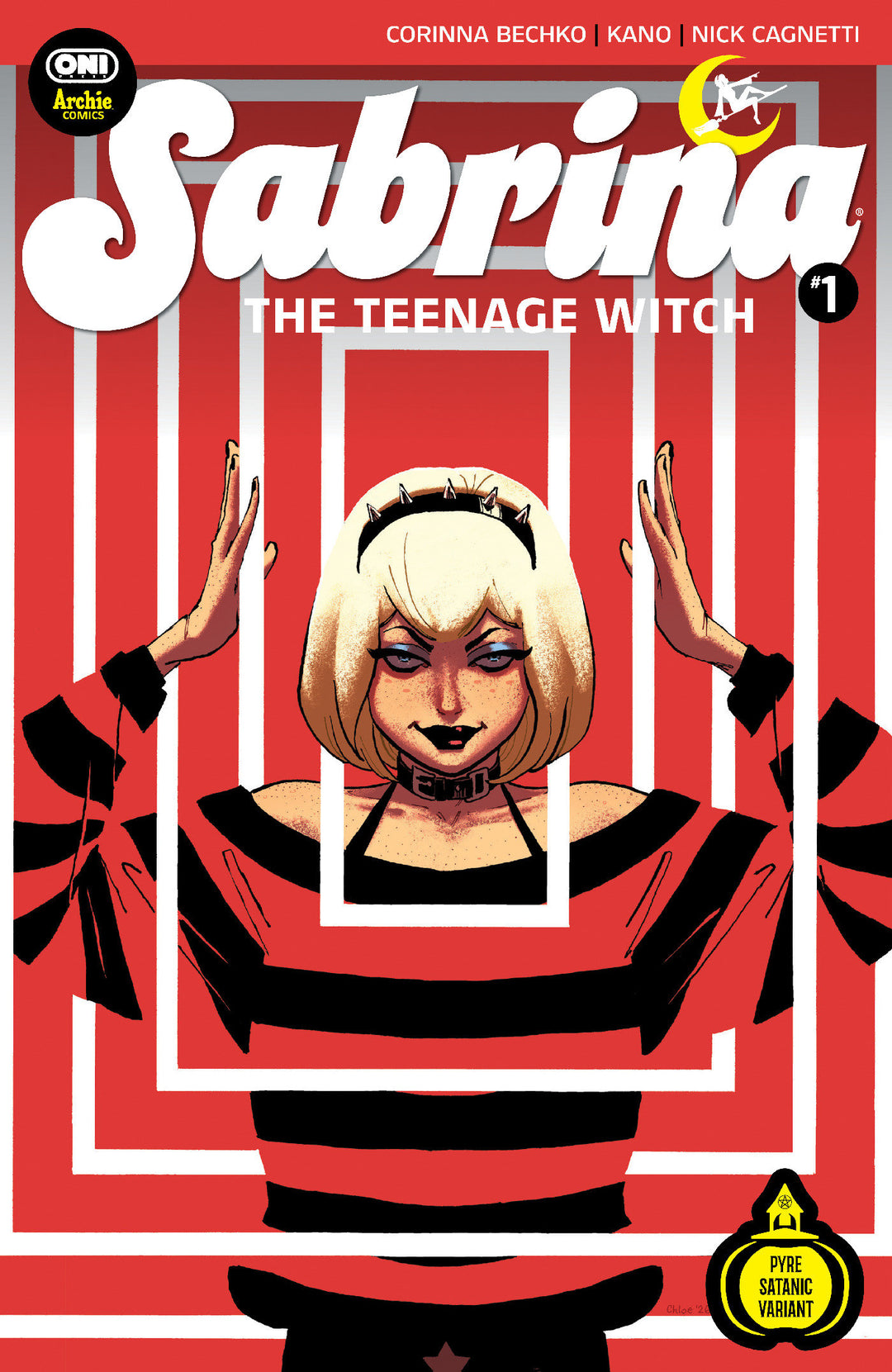 Sabrina The Teenage Witch (2026) #1 Cover W Chloe Brailsford Midnight Release Pyre Satanic Variant