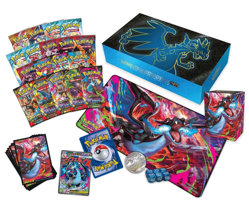 Pokemon TCG: Mega Charizard X Ex - Ultra Premium Collection