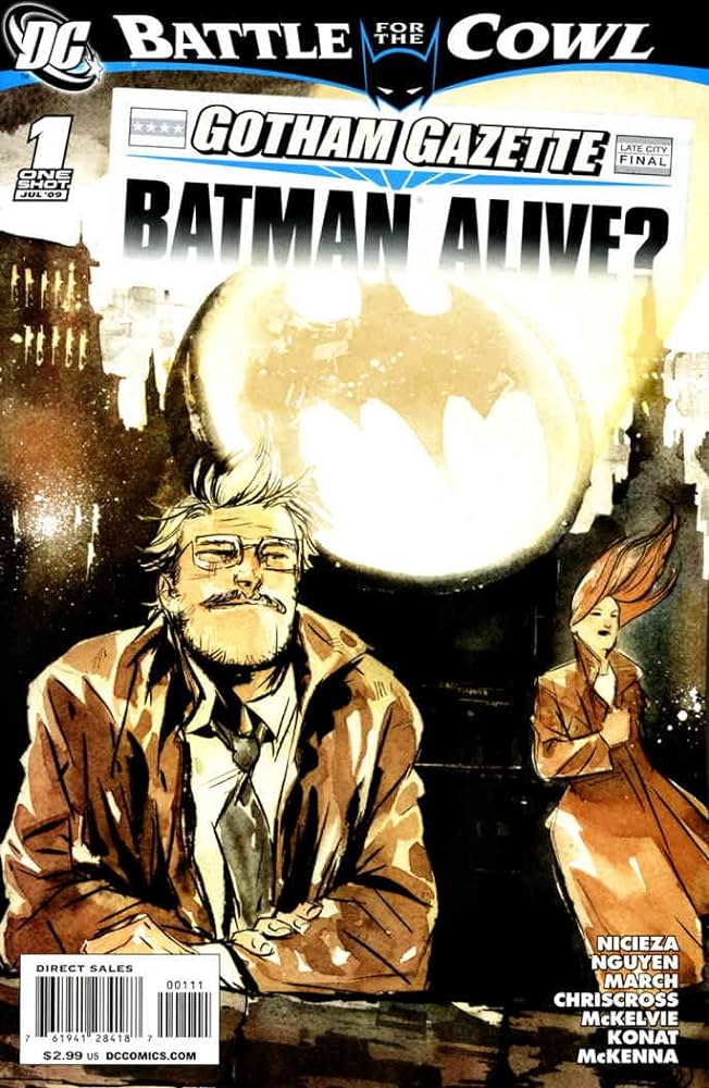 Batman: Battle for the Cowl: Gotham Gazette - Batman Alive? (2009) #1 <BINS>