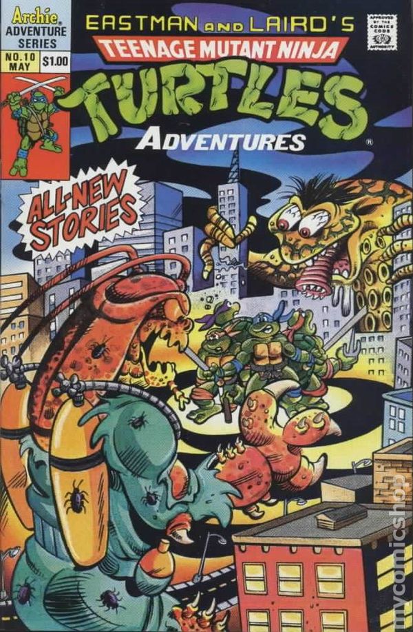 Teenage Mutant Ninja Turtles Adventures (1989) #10 Newsstand VG