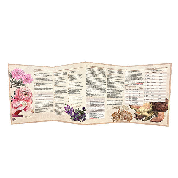 The Field Guide to Floral Dragons: GM Screen (5e)