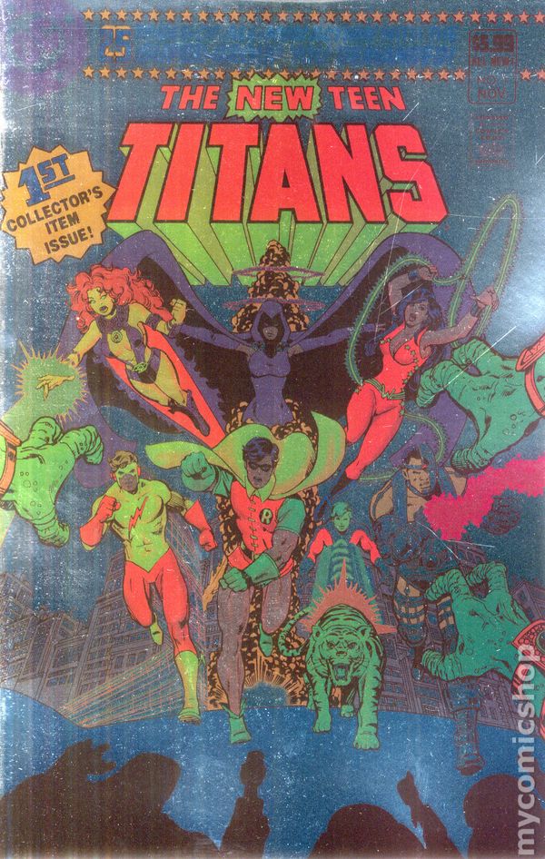 New Teen Titans (1980) #1 Facsimile Edition Cover B George Perez & Dick Giordano Foil Variant