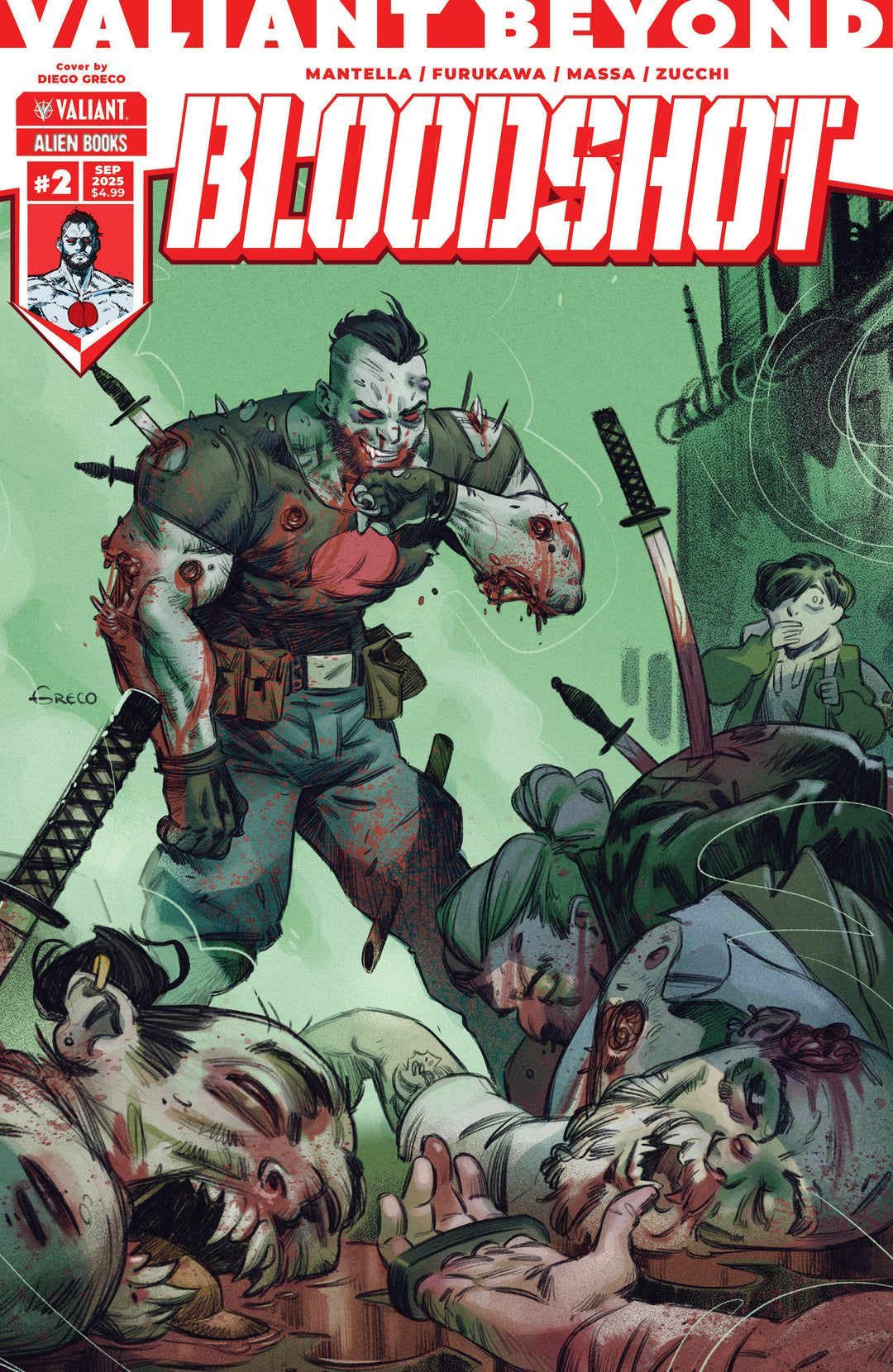 Valiant Beyond Bloodshot #2 Variant C (Greco)