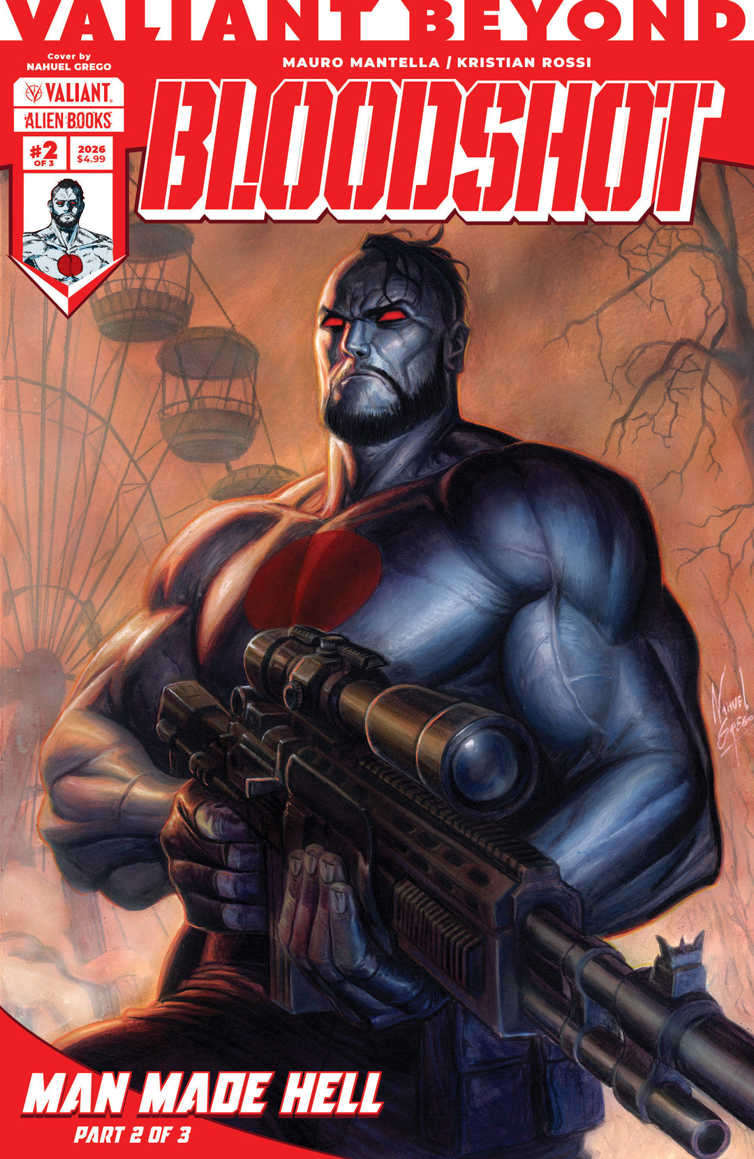 Valiant Beyond Bloodshot #5 Man Made Hell #2 Cover A (Grego)