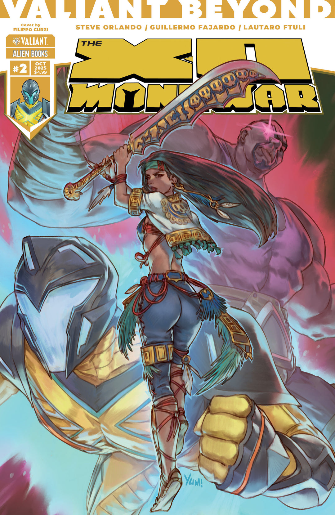 Valiant Beyond The X O Manowar #2 Variant B (Curzi)