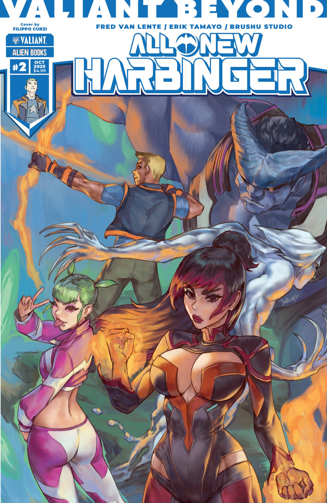 Valiant Beyond All New Harbinger #2 Cover A (Curzi)