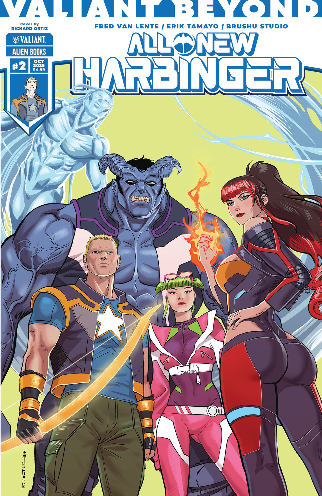 Valiant Beyond All New Harbinger #2 Variant B (Ortiz)