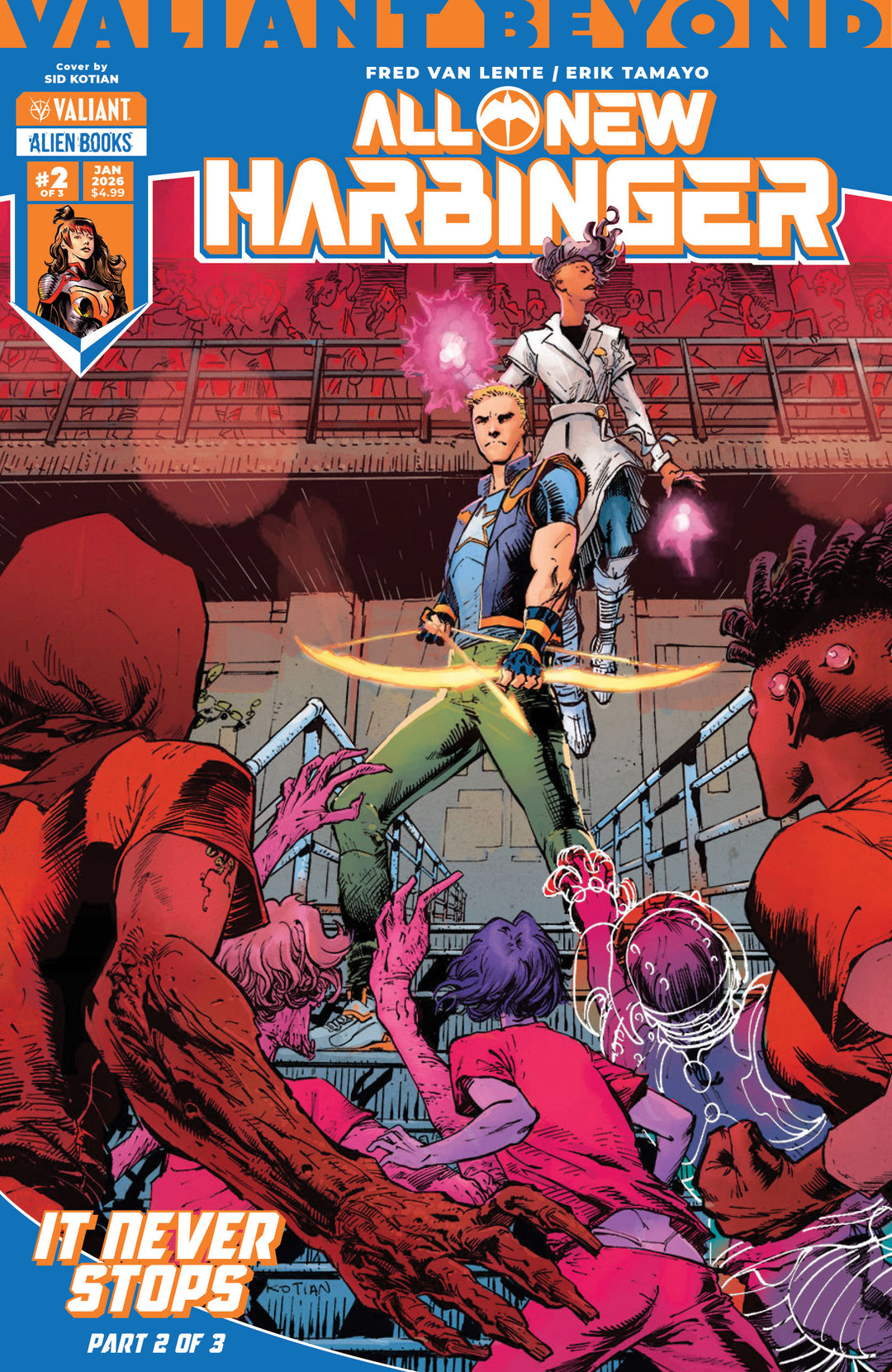 Valiant Beyond All New Harbinger #5  It Never Stops #2 Variant B (Kotian)