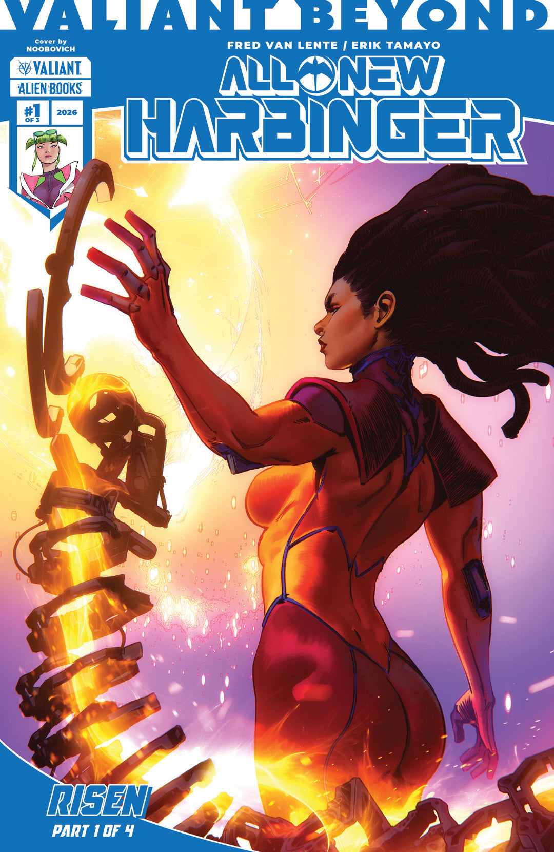 Valiant Beyond All New Harbinger #7 Risen #1 Variant B (Noobovich)
