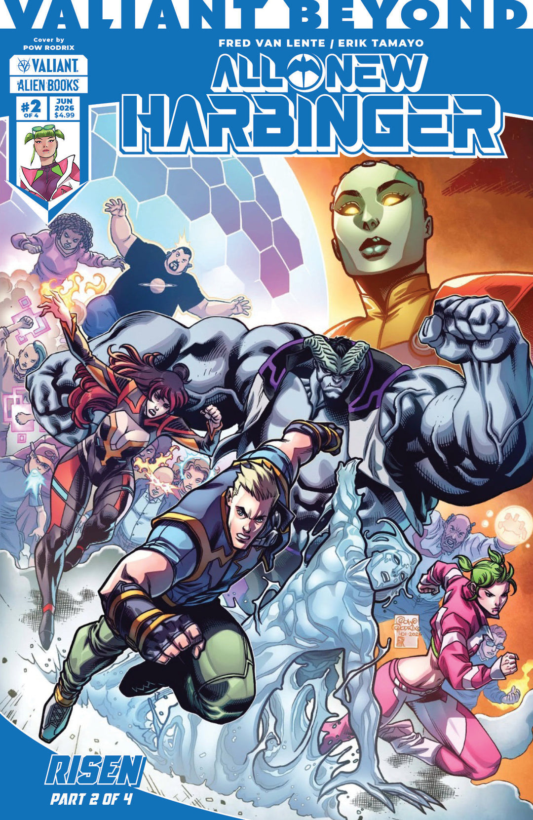Valiant Beyond All New Harbinger #8 Risen #2 Cover A (Rodrix)