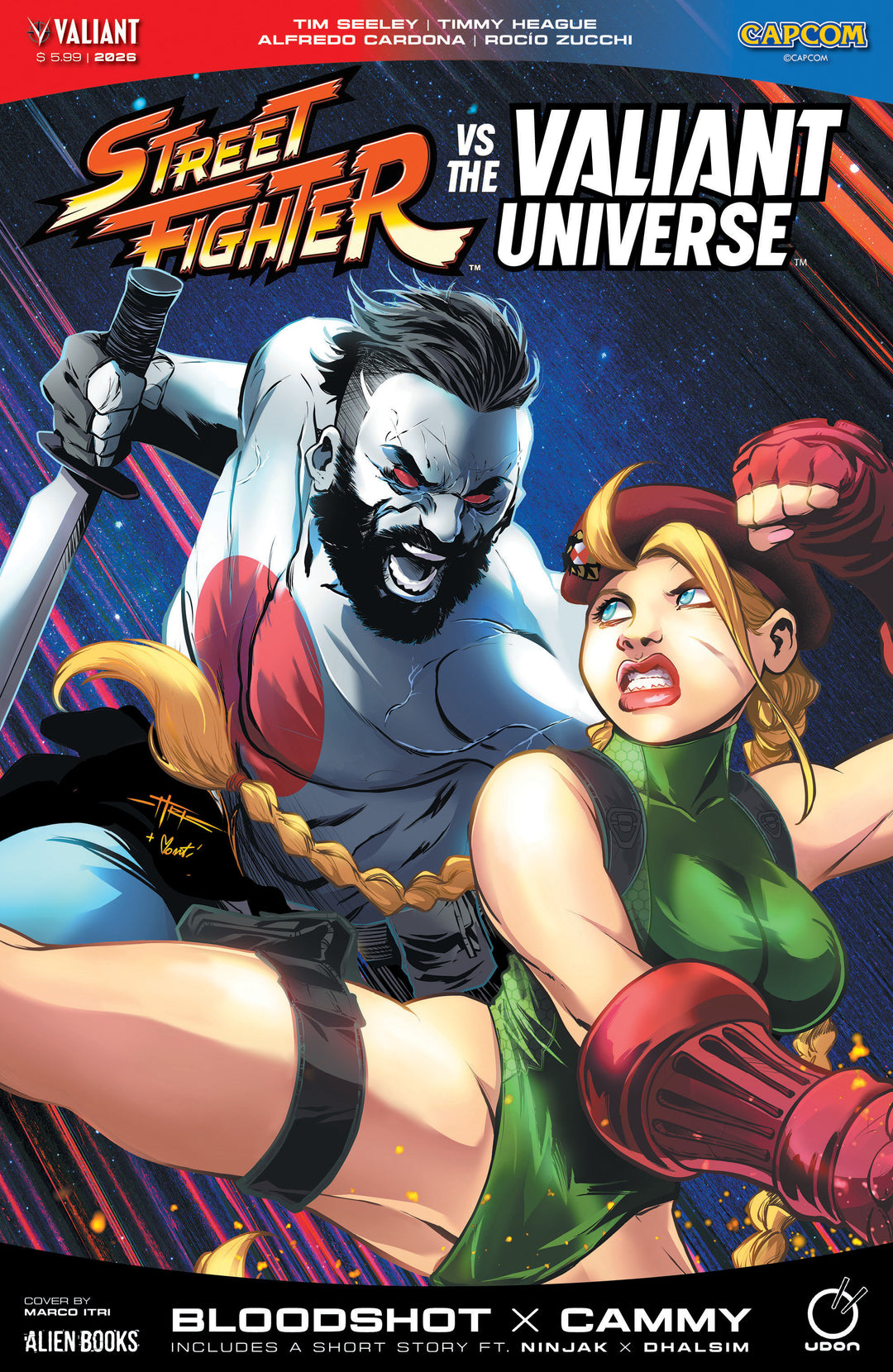 Street Fighter vs The Valiant Universe Special (One Shot) Variant C (Itri)