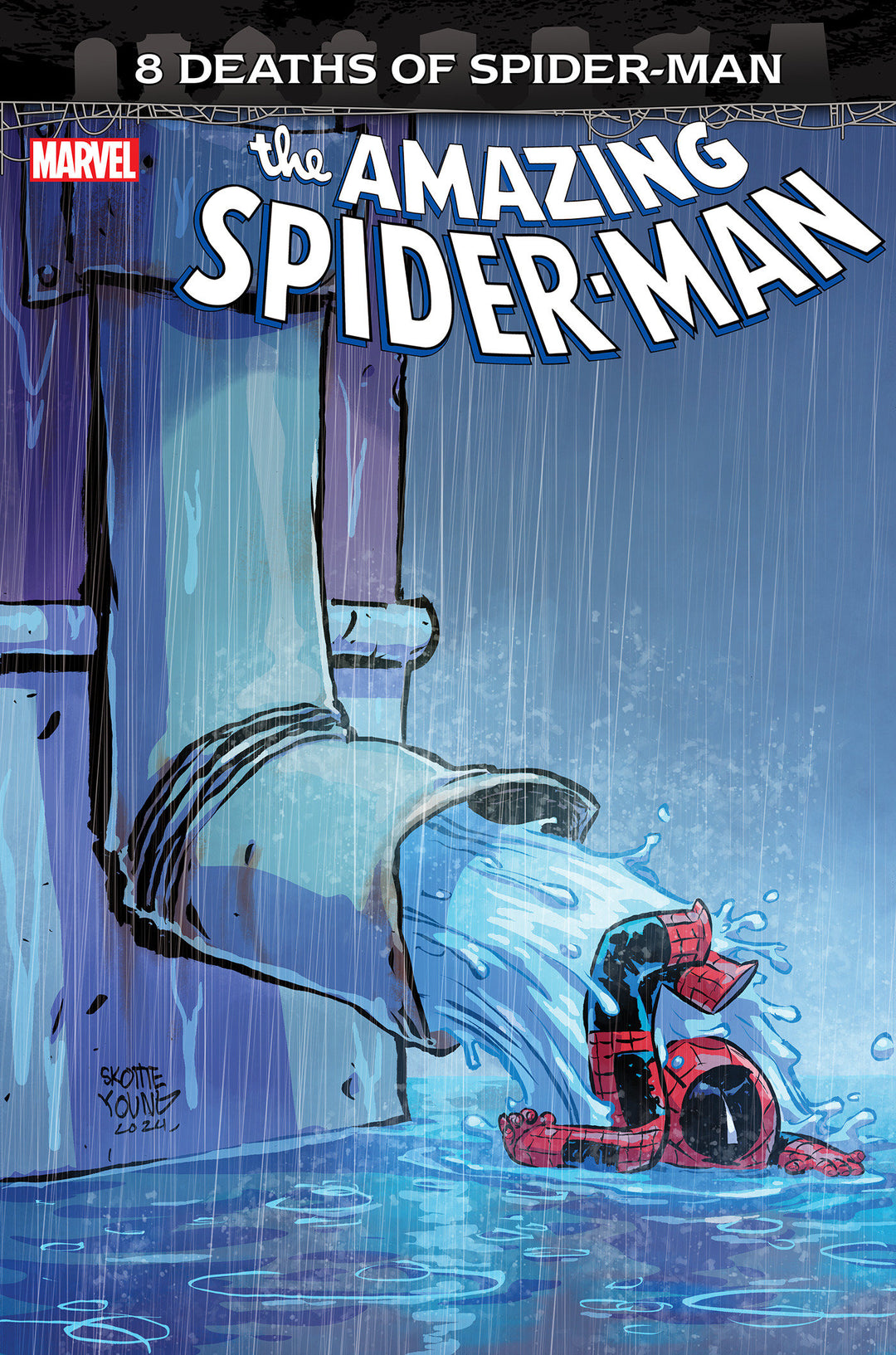 Amazing Spider-Man (2022) #66 Skottie Young 8 Deaths Of Spider-Man Variant