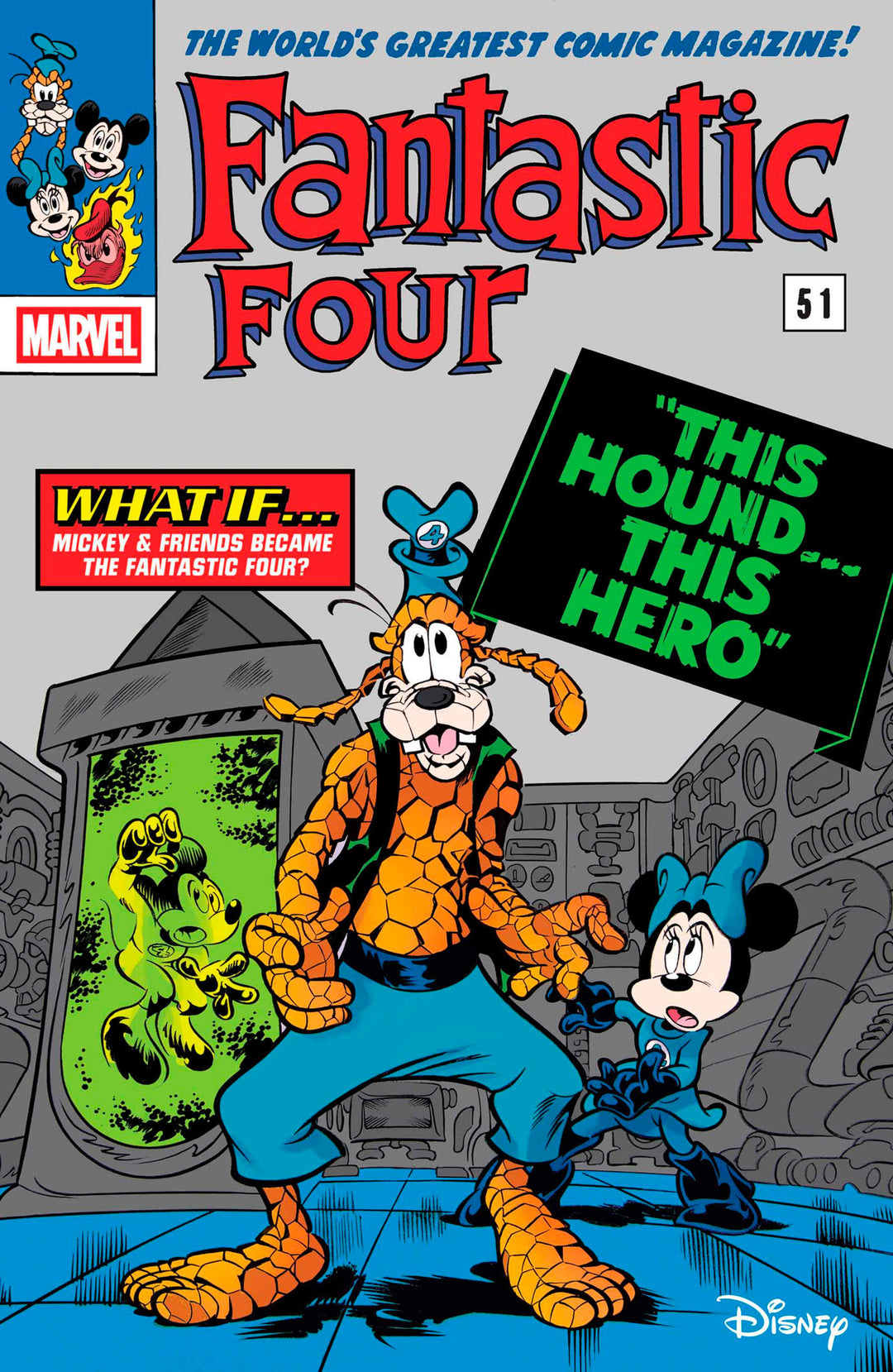 Fantastic Four (2023) #29 Paolo Mottura Disney What If? Fantastic Four Homage Variant [ Doom]