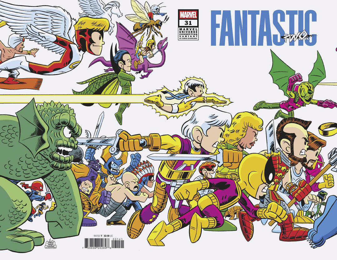 Fantastic Four (2023) #31 Chris Giarrusso Marvel Universe Connecting Wrap Variant A [Doom]