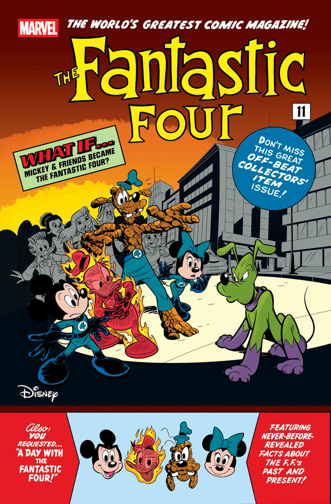 Fantastic Four (2023) #32 Emilio Urbano Disney What If? Fantastic Four Homage Variant [Doom]