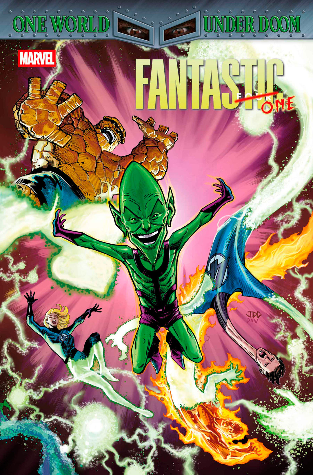 Fantastic Four (2023) #32 Joshua Cassara Impossible Man Pop-Up Variant [Doom]