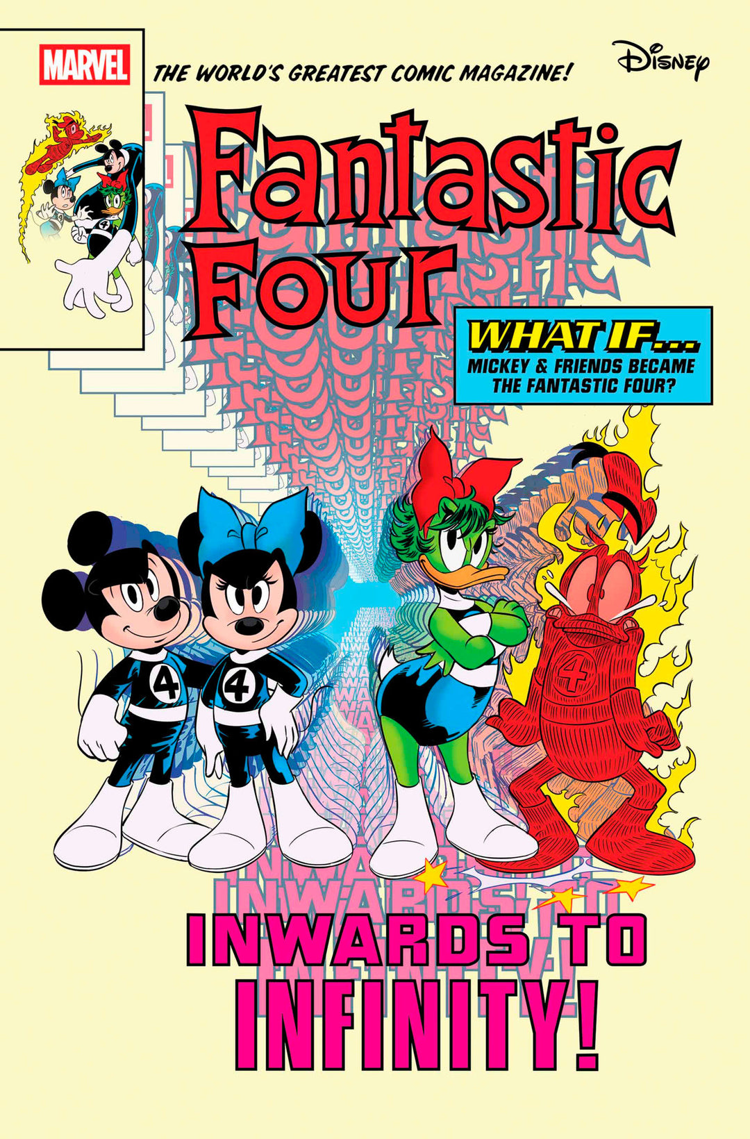 Fantastic Four (2023) #33 Giulia Lomurno Disney What If? Fantastic Four Homage Variant [Doom]