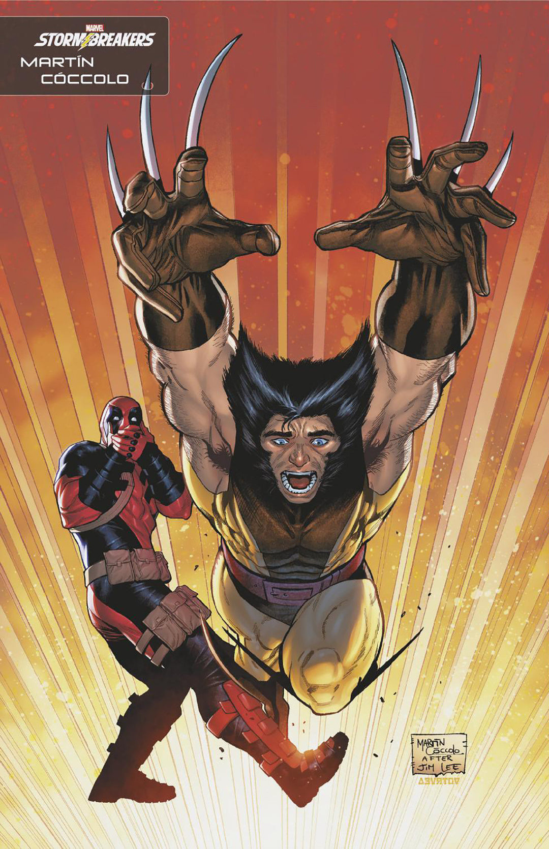 Avengers (2023) #16 Martin Coccolo Stormbreakers Variant [Blood Hunt]