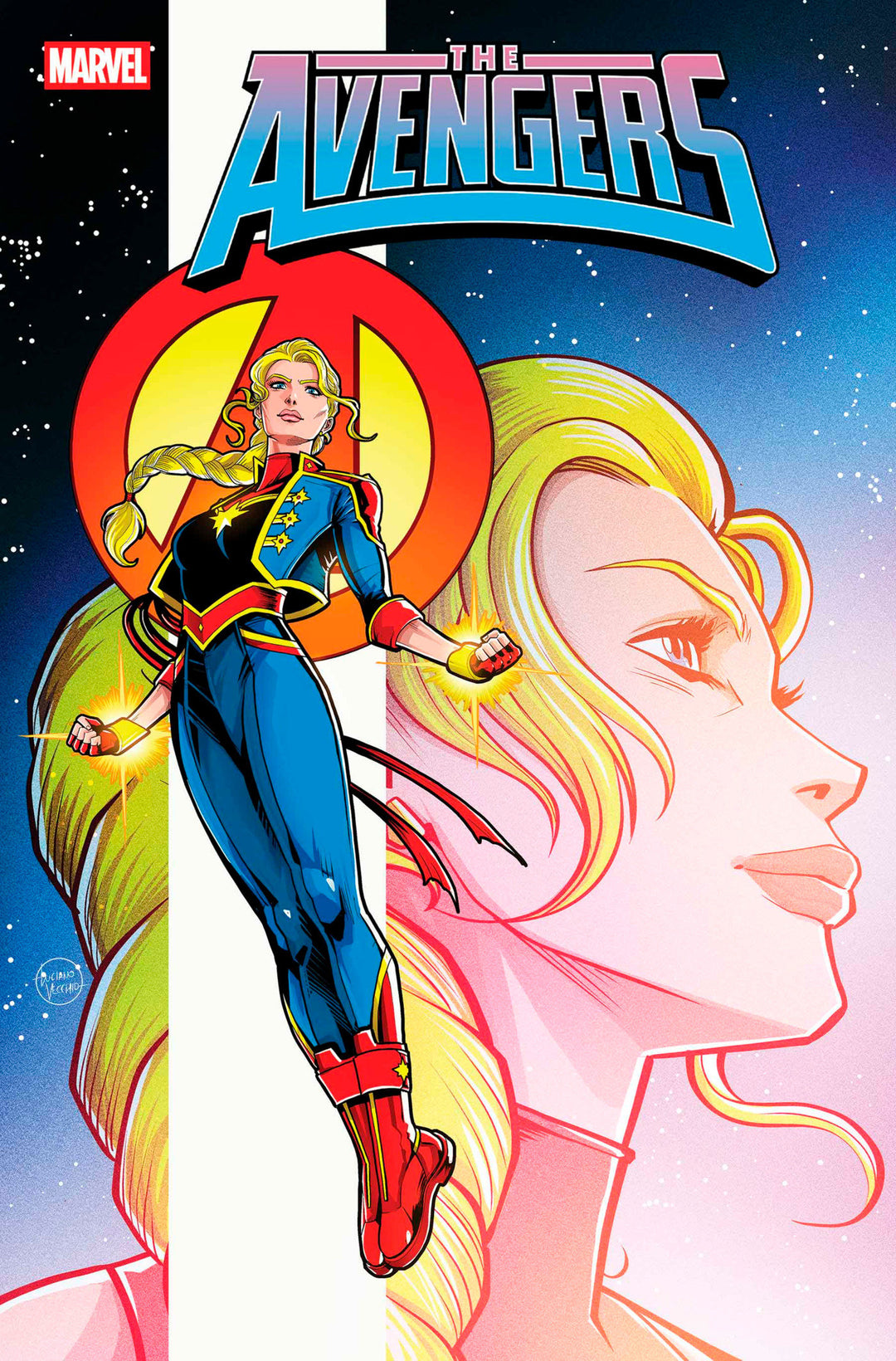 Avengers (2023) #25 Luciano Vecchio Captain Marvel Variant