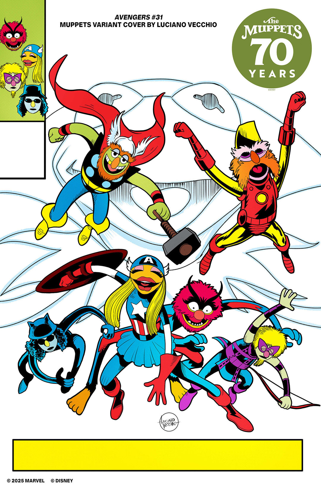 Avengers (2023) #31 Luciano Vecchio Muppets Variant